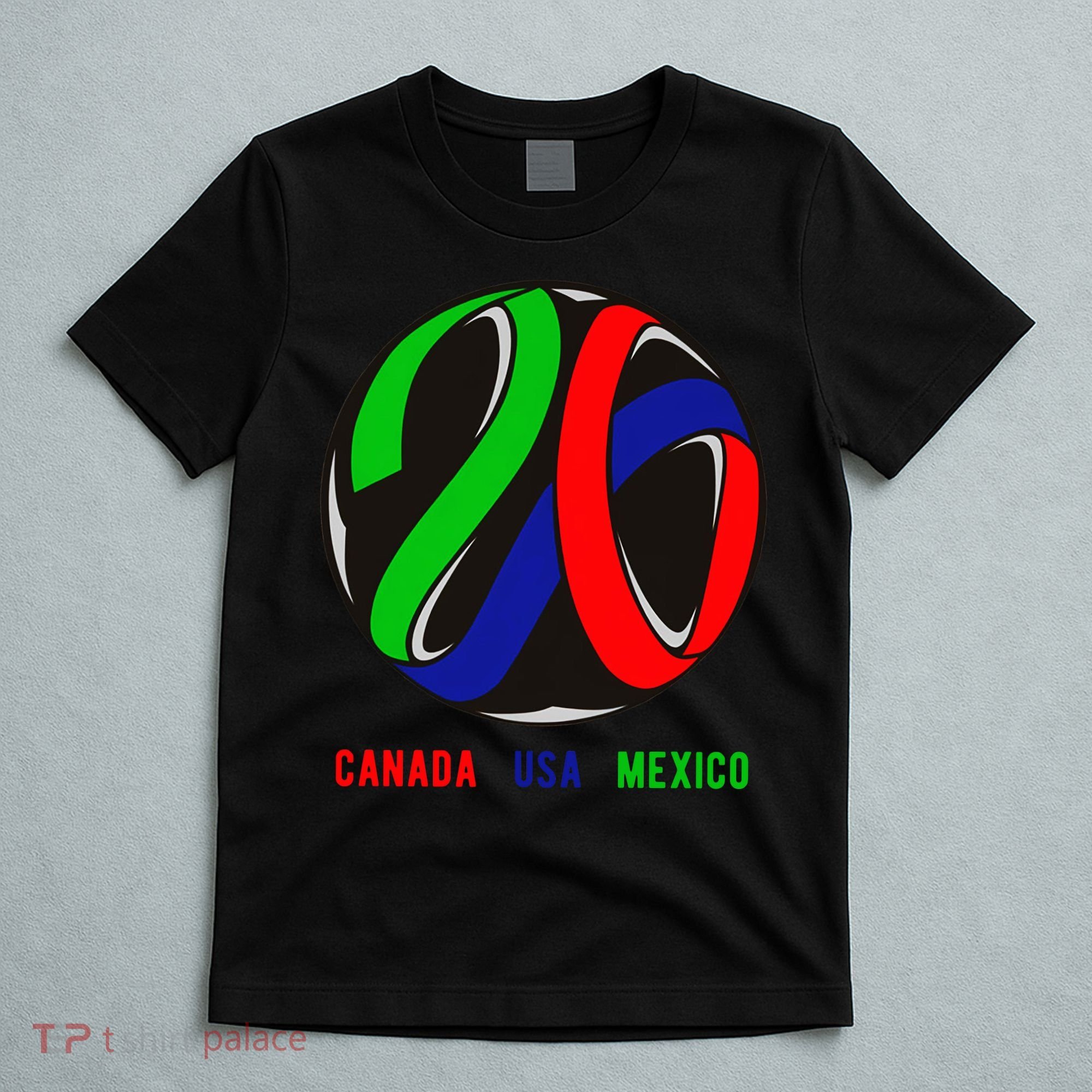 Canada USA Mexico Soccer Tournament 2026 T-Shirt