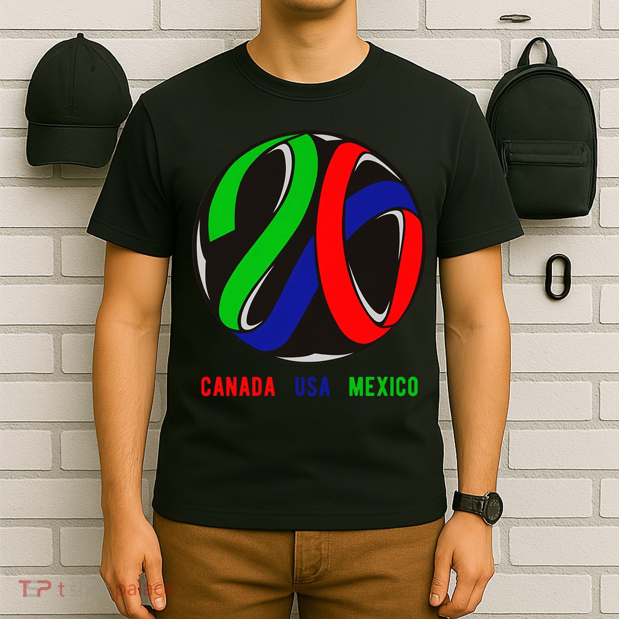 Canada USA Mexico Soccer Tournament 2026 T-Shirt