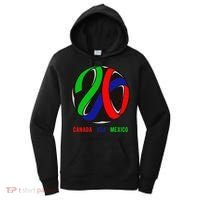 Canada USA Mexico Soccer Tournament 2026 Women's Hoodie thumb 0