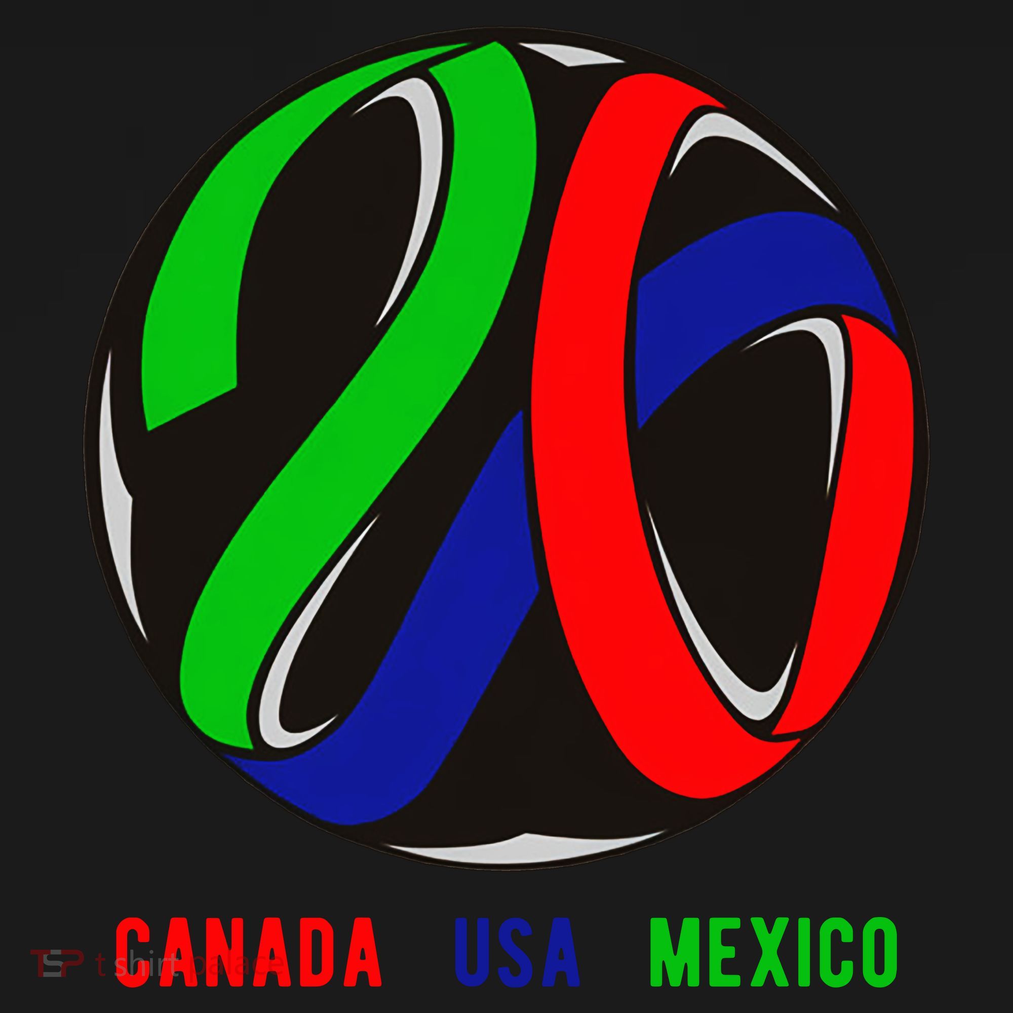 Canada USA Mexico Soccer Tournament 2026 Mousepad