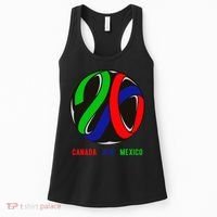 Canada USA Mexico Soccer Tournament 2026 Women's Tank Top thumb 0