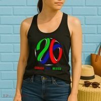 Canada USA Mexico Soccer Tournament 2026 Women's Tank Top thumb 2