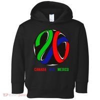 Canada USA Mexico Soccer Tournament 2026 Toddler Hoodie thumb 0