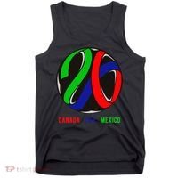 Canada USA Mexico Soccer Tournament 2026 Tank Top thumb 0