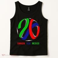 Canada USA Mexico Soccer Tournament 2026 Tank Top thumb 2