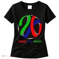Canada USA Mexico Soccer Tournament 2026 Women's T-Shirt thumb 0