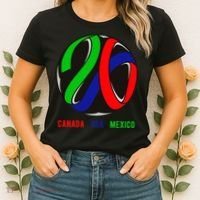 Canada USA Mexico Soccer Tournament 2026 Women's T-Shirt thumb 2