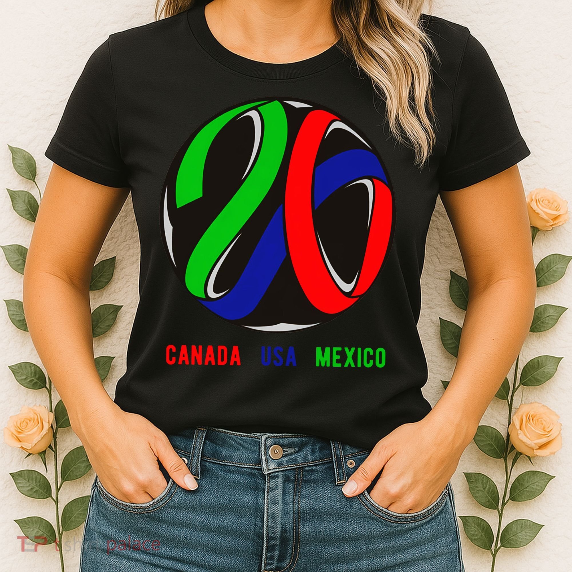 Canada USA Mexico Soccer Tournament 2026 Women's T-Shirt