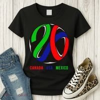 Canada USA Mexico Soccer Tournament 2026 Women's T-Shirt thumb 3