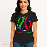 Canada USA Mexico Soccer Tournament 2026 Women's T-Shirt thumb 4