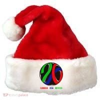 Canada USA Mexico Soccer Tournament 2026 Santa Hat thumb 0