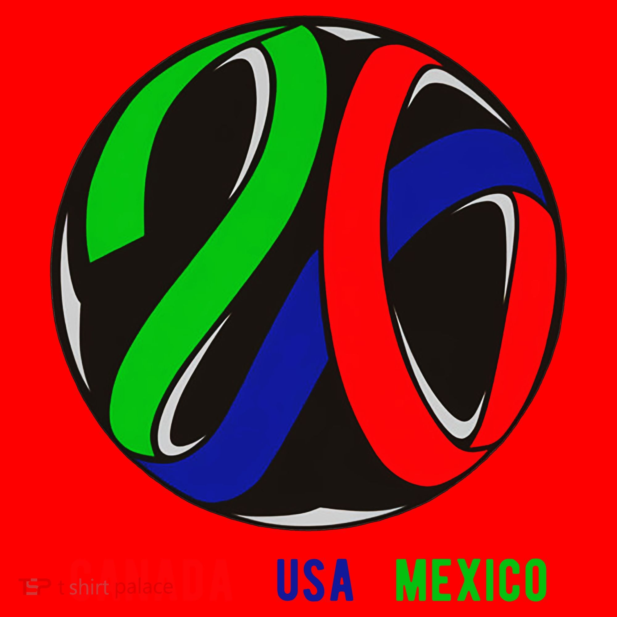Canada USA Mexico Soccer Tournament 2026 Santa Hat