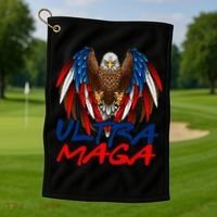 Conservative Ultra Maga Golf Towel thumb 1