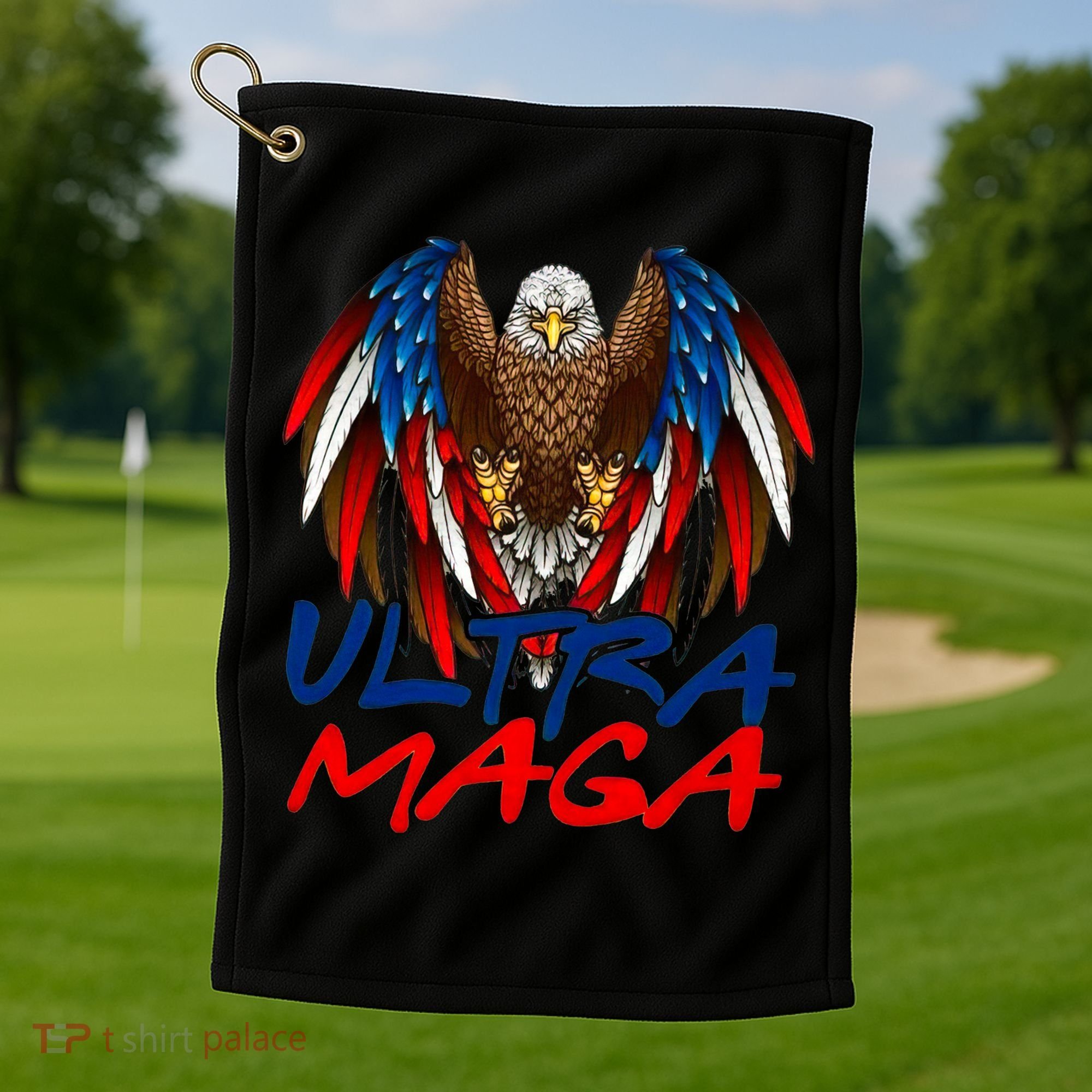 Conservative Ultra Maga Golf Towel