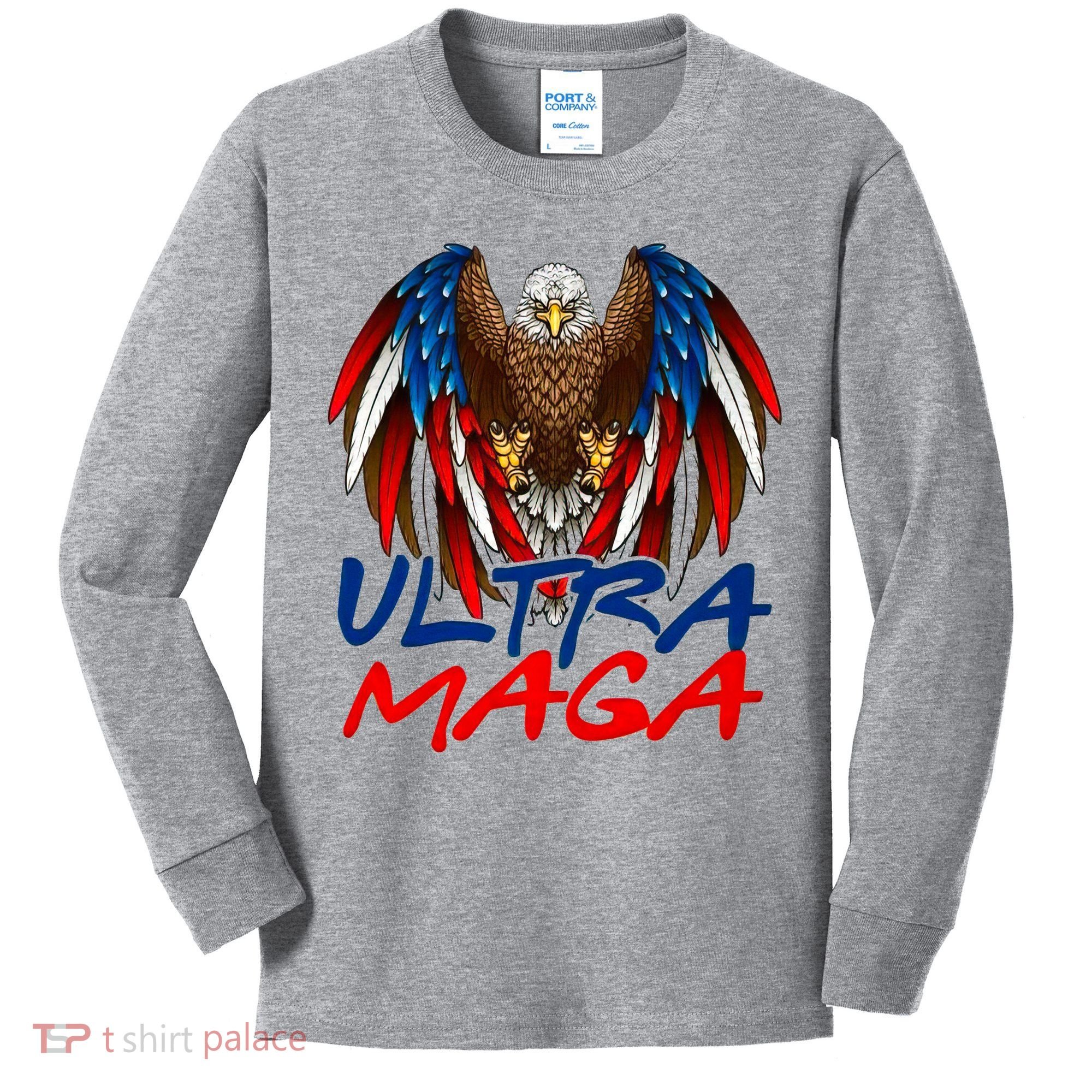 Conservative Ultra Maga Kids Long Sleeve Shirt