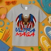 Conservative Ultra Maga Kids T-Shirt thumb 3