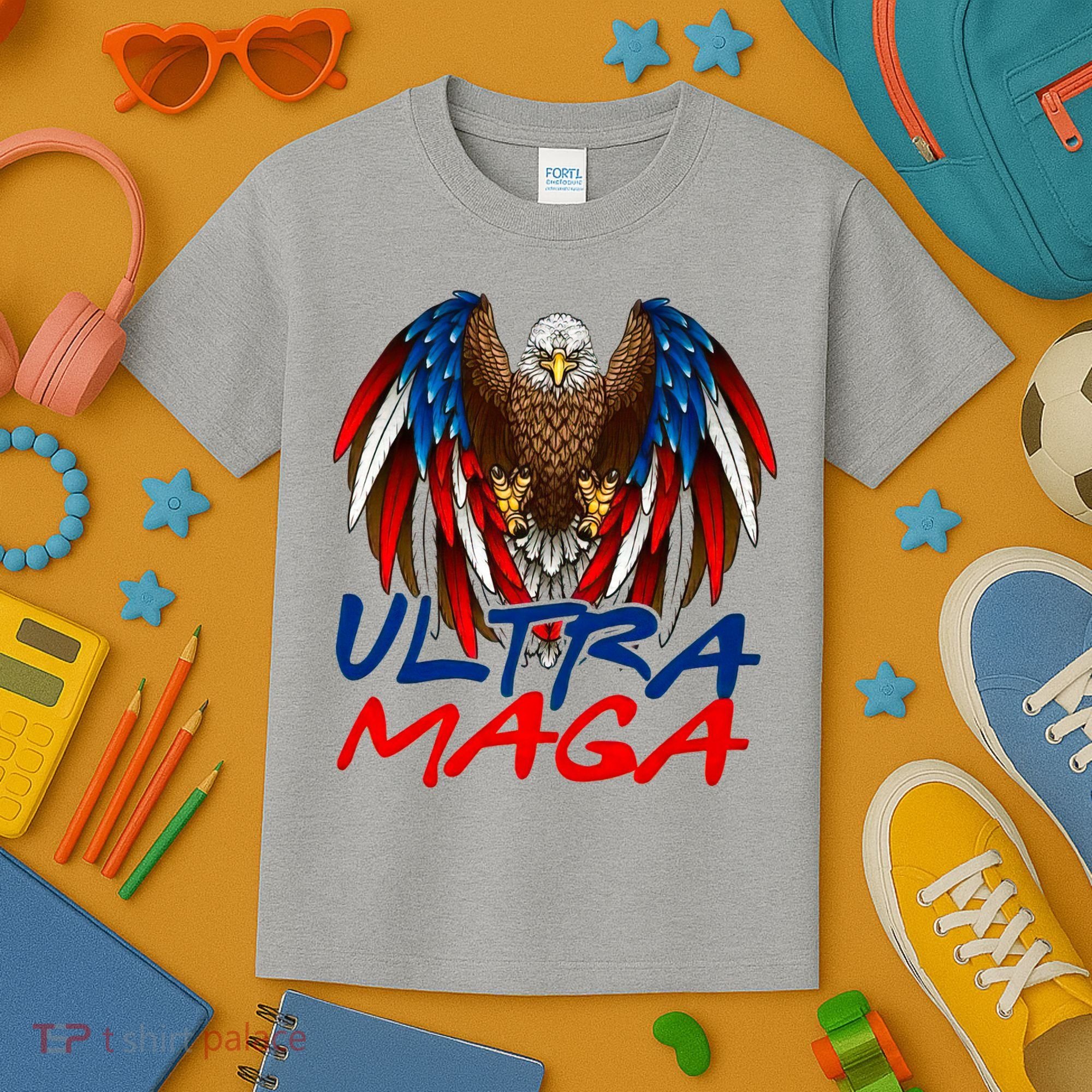 Conservative Ultra Maga Kids T-Shirt