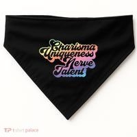 Charisma Uniqueness Nerve Talent Drag Race Queen USA-Made Doggie Bandana thumb 0