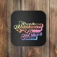 Charisma Uniqueness Nerve Talent Drag Race Queen Coaster thumb 0