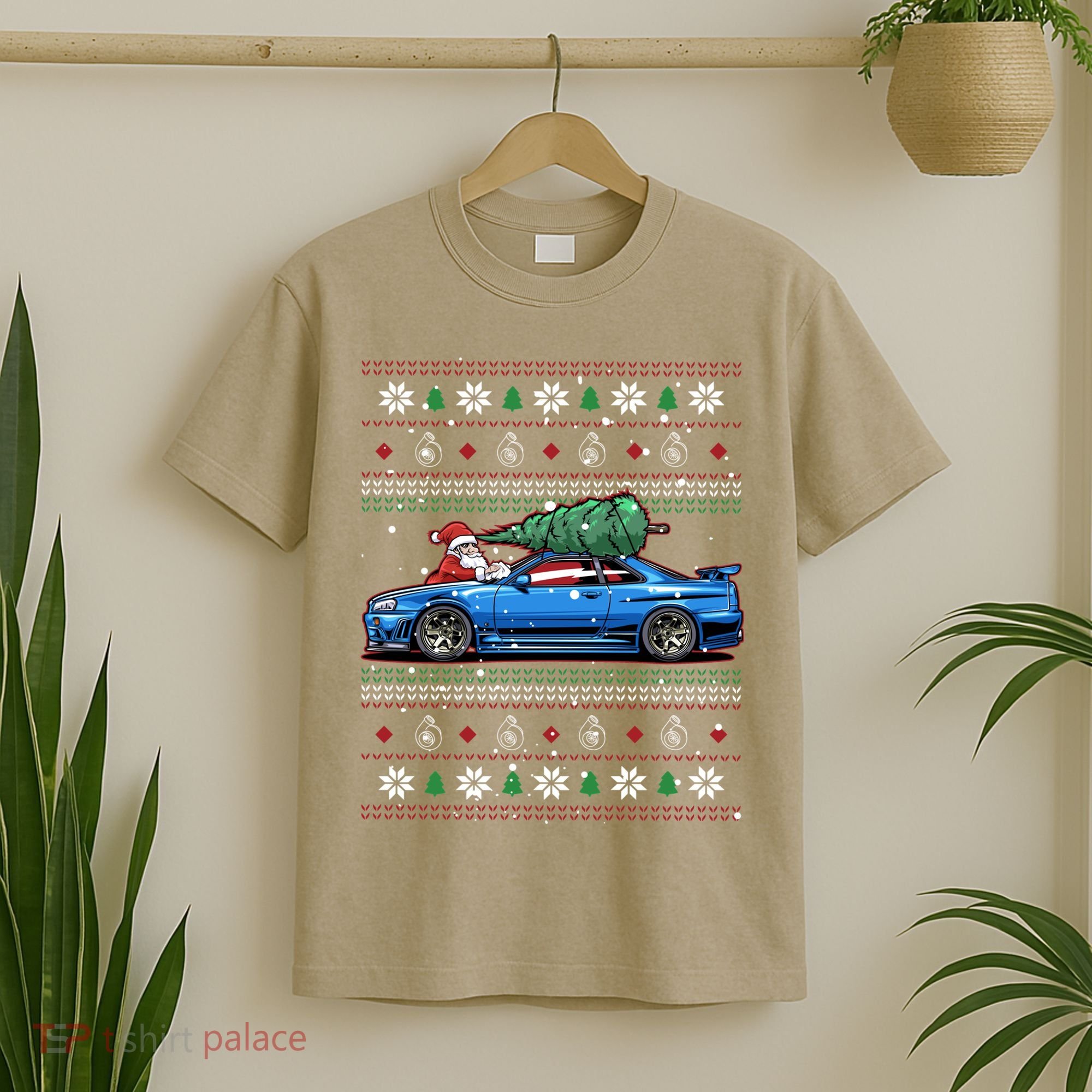 Christmas Ugly Nissan Skyline R34! Best Car Guy Gift! Classic T-Shirt