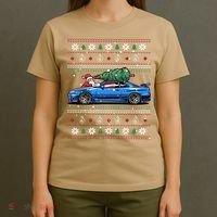 Christmas Ugly Nissan Skyline R34! Best Car Guy Gift! Classic T-Shirt thumb 4