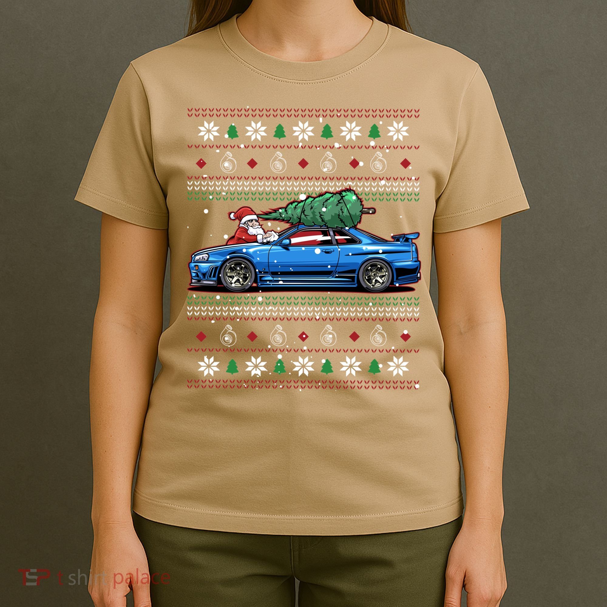 Christmas Ugly Nissan Skyline R34! Best Car Guy Gift! Classic T-Shirt