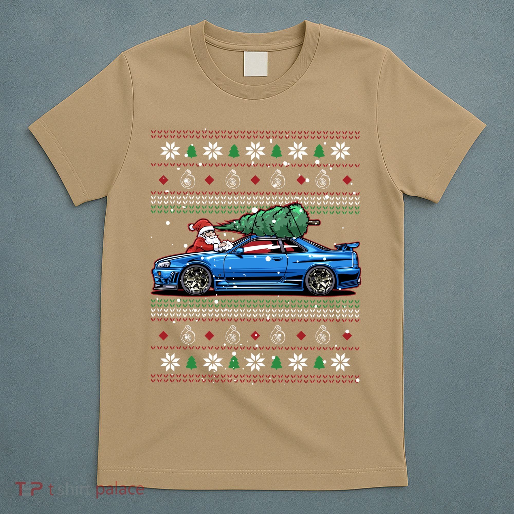 Christmas Ugly Nissan Skyline R34! Best Car Guy Gift! Classic T-Shirt