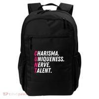 Charisma Uniqueness Nerve Talent Drag Race Queen Quote Backpack thumb 0