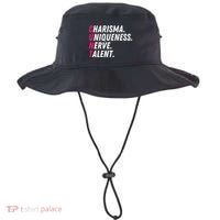 Charisma Uniqueness Nerve Talent Drag Race Queen Quote Bucket Hat thumb 0