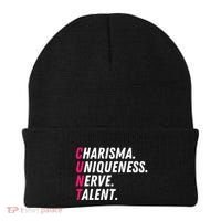 Charisma Uniqueness Nerve Talent Drag Race Queen Quote Beanie thumb 0