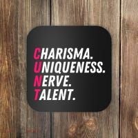 Charisma Uniqueness Nerve Talent Drag Race Queen Quote Coaster thumb 0