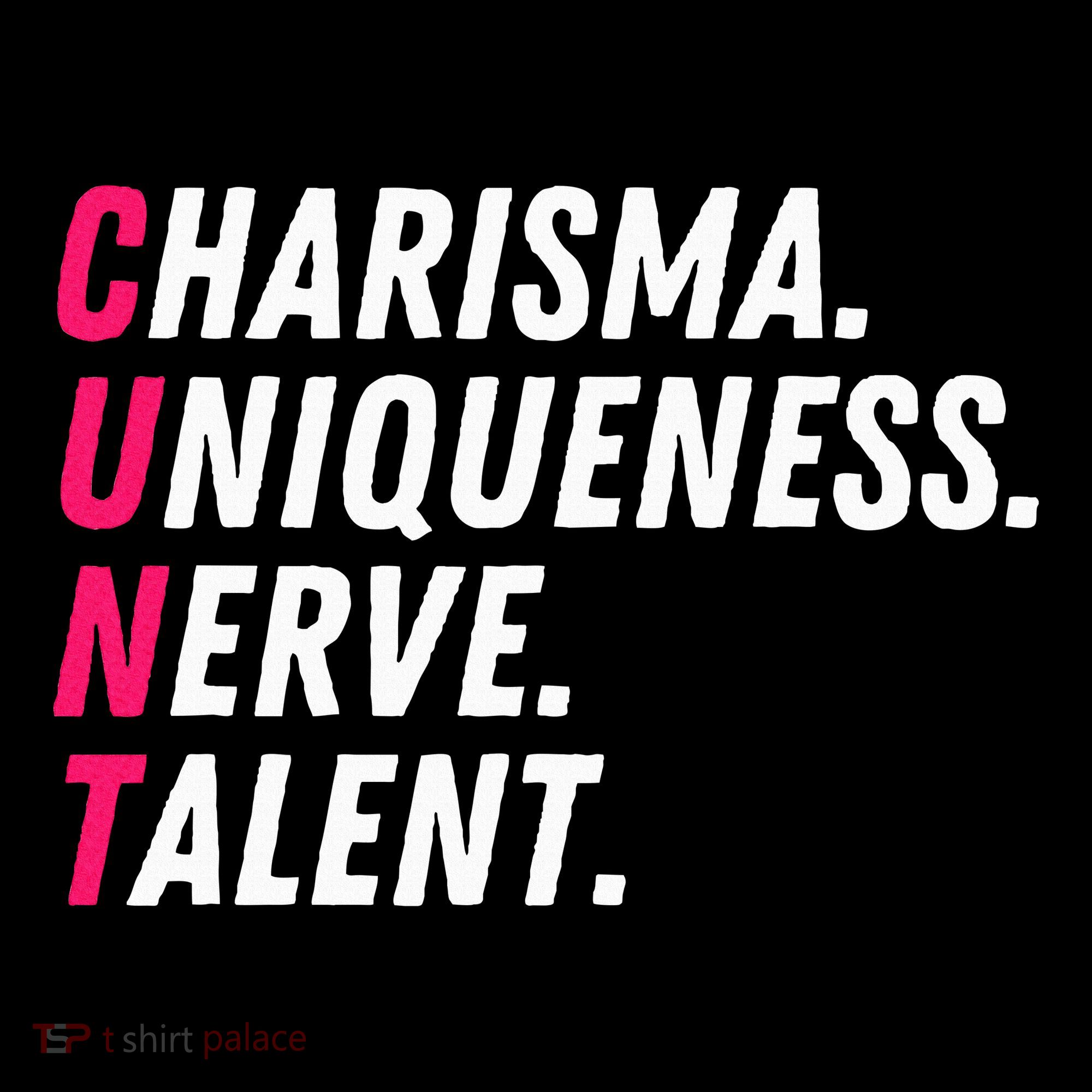 Charisma Uniqueness Nerve Talent Drag Race Queen Quote Women's Hoodie