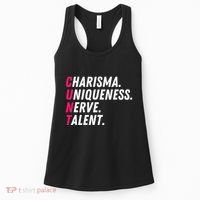 Charisma Uniqueness Nerve Talent Drag Race Queen Quote Women's Tank Top thumb 0