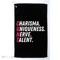 Charisma Uniqueness Nerve Talent Drag Race Queen Quote Golf Towel thumb 0