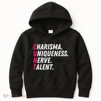 Charisma Uniqueness Nerve Talent Drag Race Queen Quote Kids Hoodie thumb 0