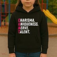 Charisma Uniqueness Nerve Talent Drag Race Queen Quote Kids Hoodie thumb 3