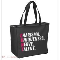 Charisma Uniqueness Nerve Talent Drag Race Queen Quote Tote Bag thumb 2