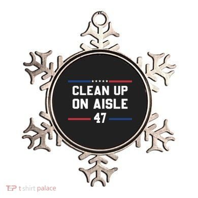 Clean Up On Aisle 47 Impeach 47 Anti Trump Ornament