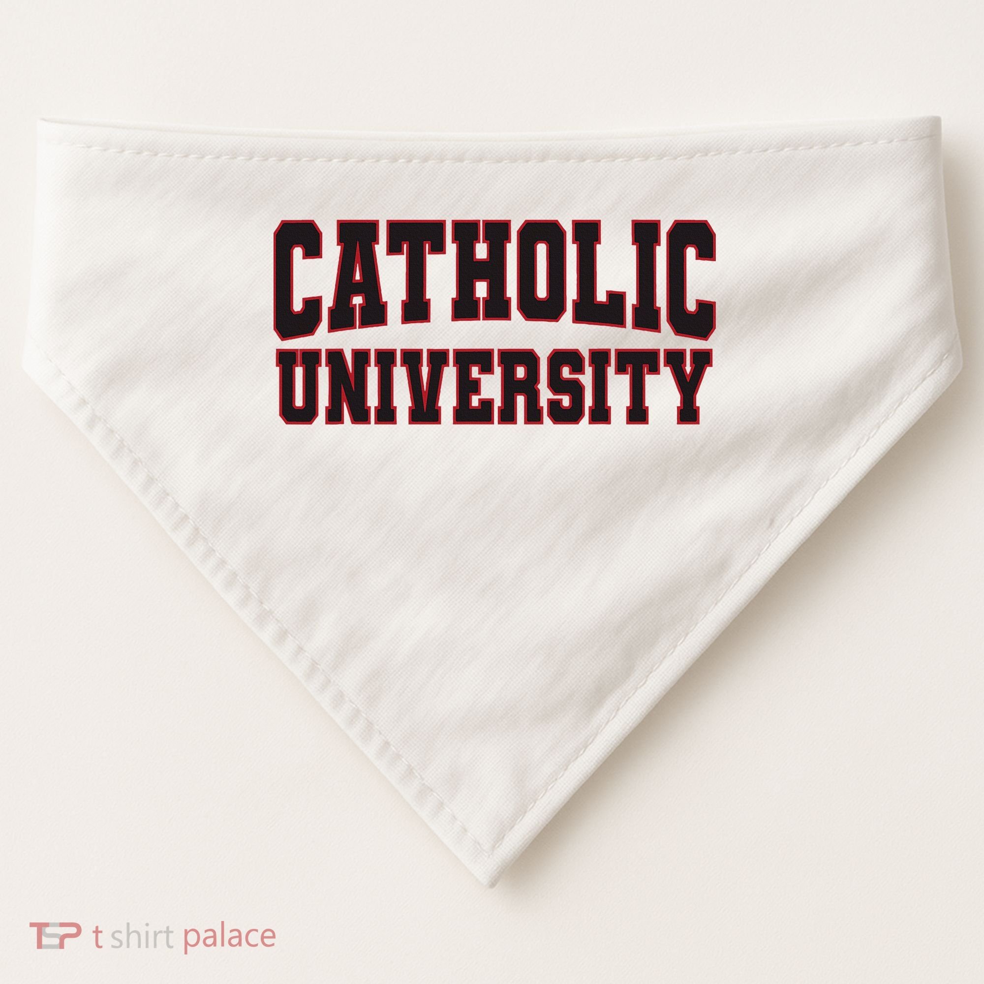Catholic U.N.I.V.E.R.S.I.T.Y Of America USA-Made Doggie Bandana