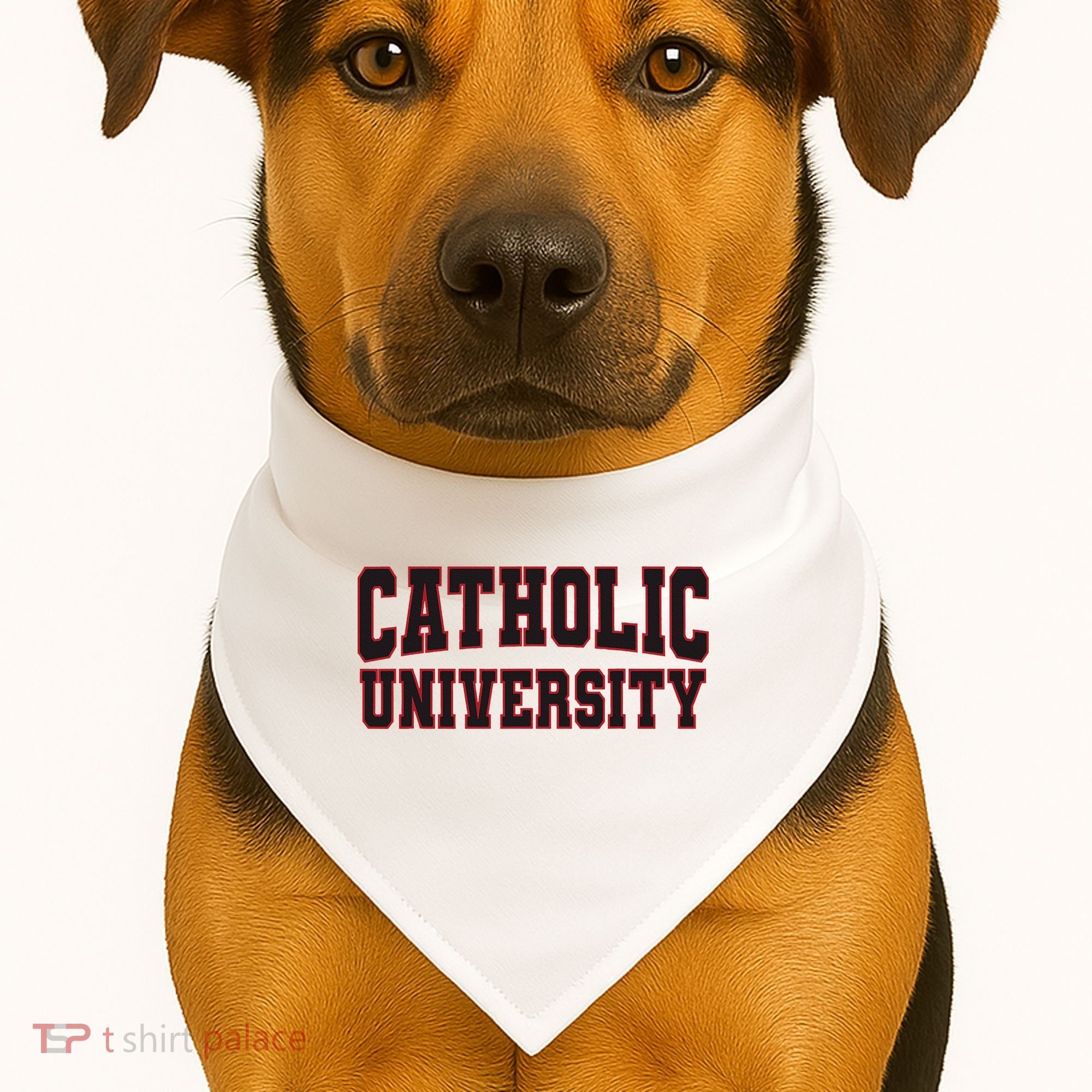 Catholic U.N.I.V.E.R.S.I.T.Y Of America USA-Made Doggie Bandana
