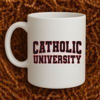 Catholic U.N.I.V.E.R.S.I.T.Y Of America Coffee Mug thumb 2