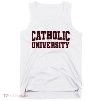 Catholic U.N.I.V.E.R.S.I.T.Y Of America Tank Top thumb 0