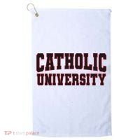 Catholic U.N.I.V.E.R.S.I.T.Y Of America Golf Towel thumb 0