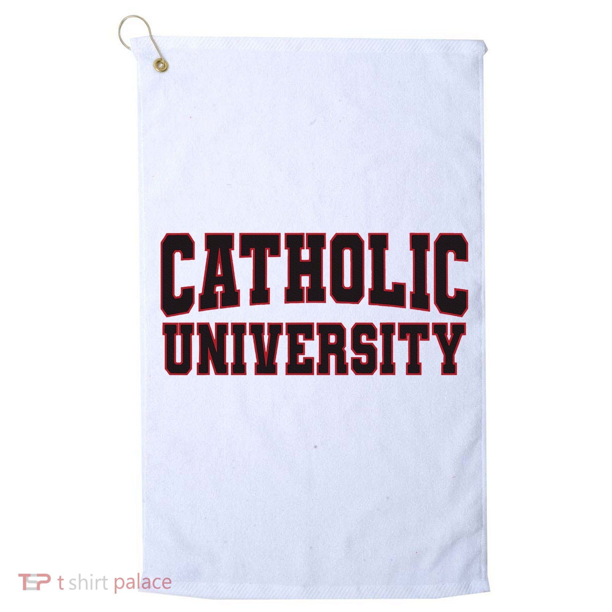 Catholic U.N.I.V.E.R.S.I.T.Y Of America Golf Towel