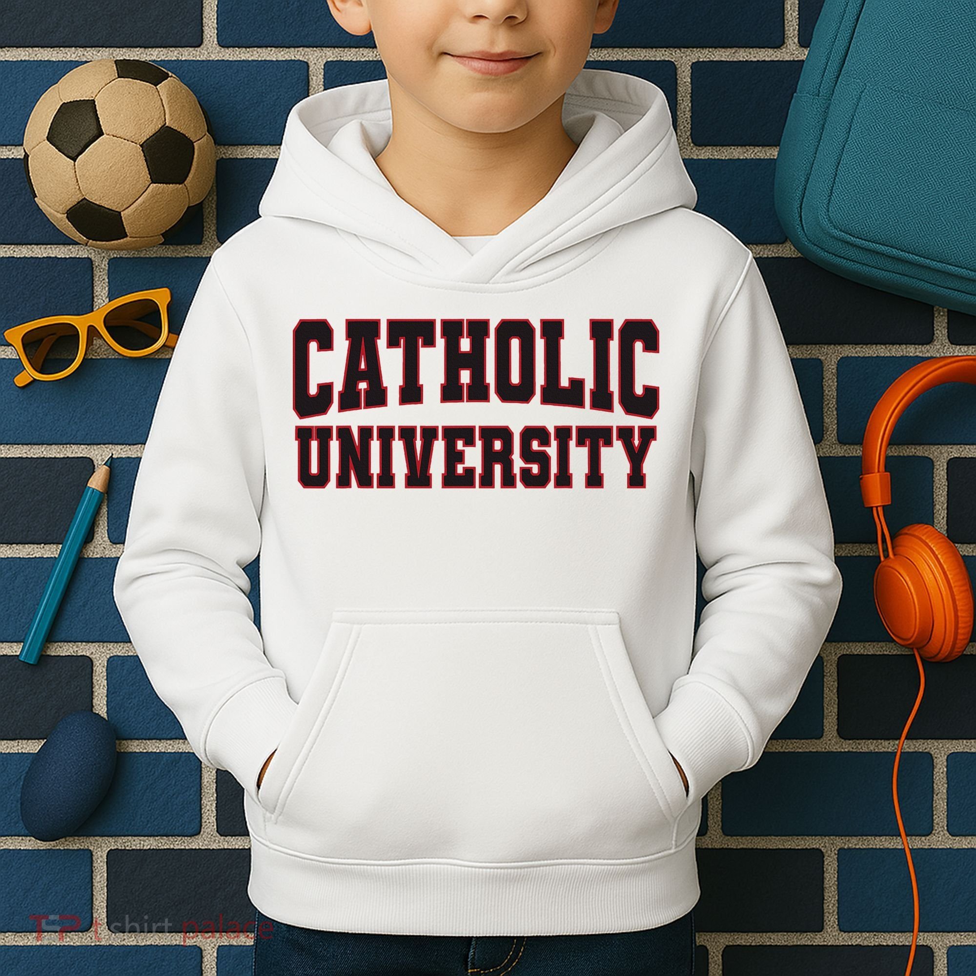 Catholic U.N.I.V.E.R.S.I.T.Y Of America Kids Hoodie