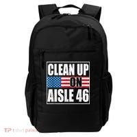 Clean Up On Aisle 46 American Flag Backpack thumb 0