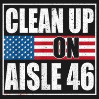 Clean Up On Aisle 46 American Flag Backpack thumb 2