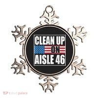 Clean Up On Aisle 46 American Flag Ornament thumb 0