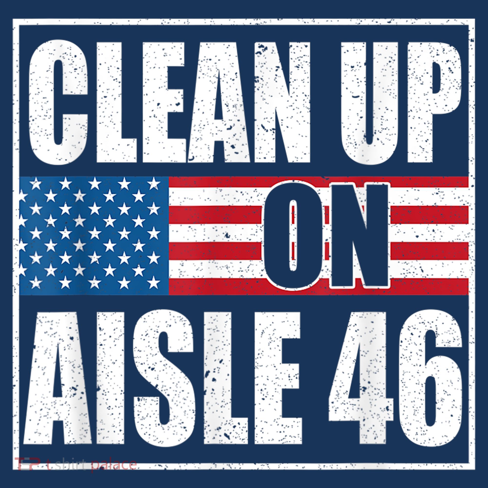 Clean Up On Aisle 46 American Flag Women's Hoodie