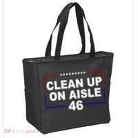 Clean Up On Aisle 46 Anti Biden Tote Bag thumb 2
